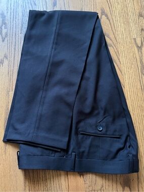 Men's Dress Pants - Black Tailored Trousers